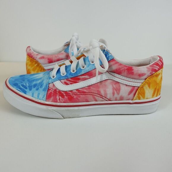 Vans Unisex Tie Dye Old Skool Lace Up Sneakers Size 6.5 - Picture 7 of 10